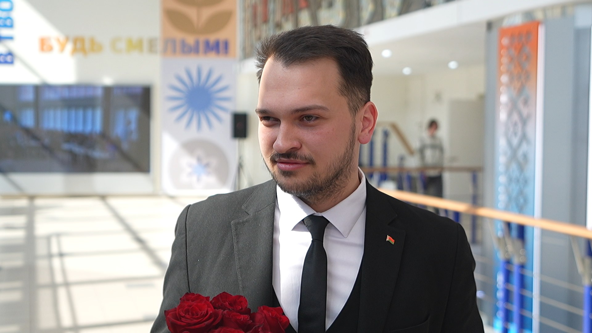 Павел Барановский, учитель химии СШ № 53 г. Минска, победитель городского этапа конкурса профмастерства