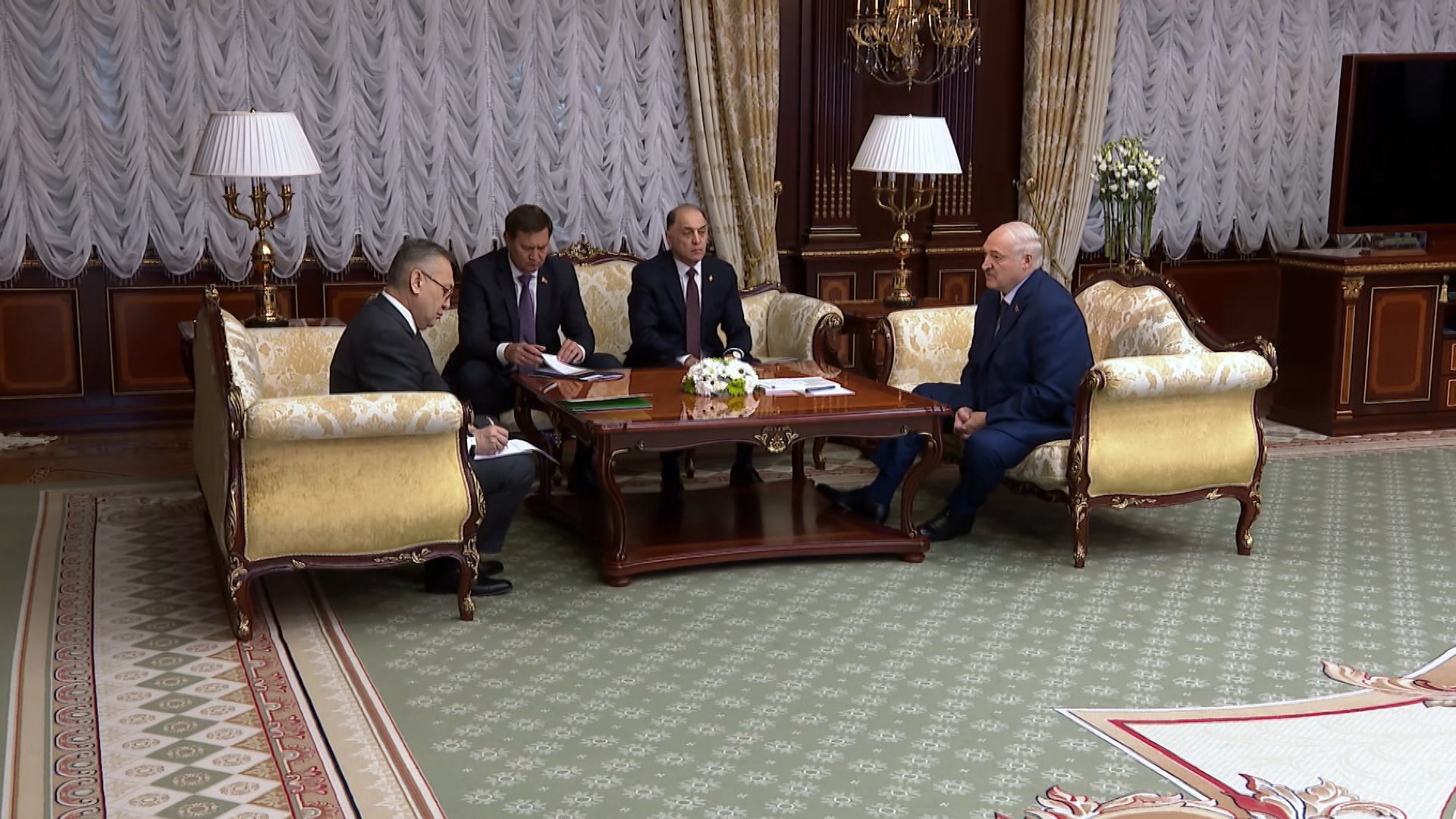 Встреча Александра Лукашенко и Таалатбека Масадыкова