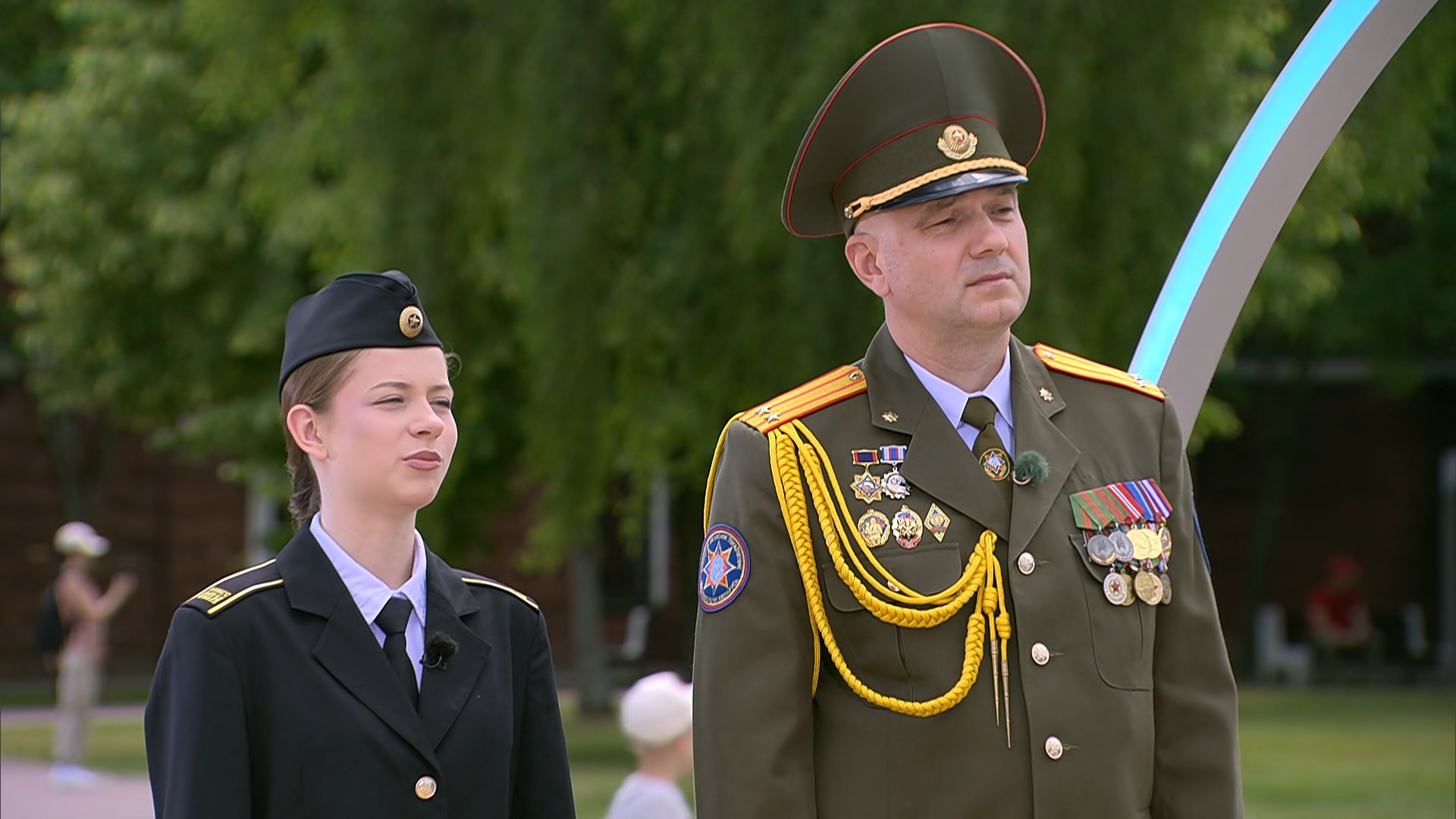 Маргарита Корнелюк учащаяся профильного класса военно-патриотической направленности СШ № 18 Бреста