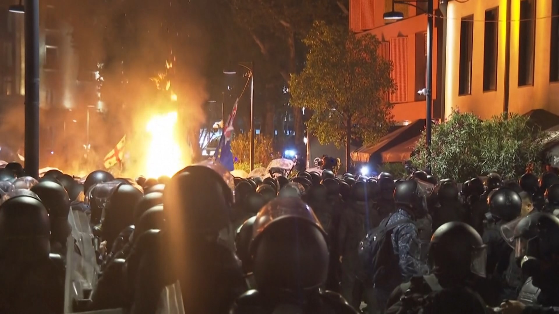 Протесты в Грузии