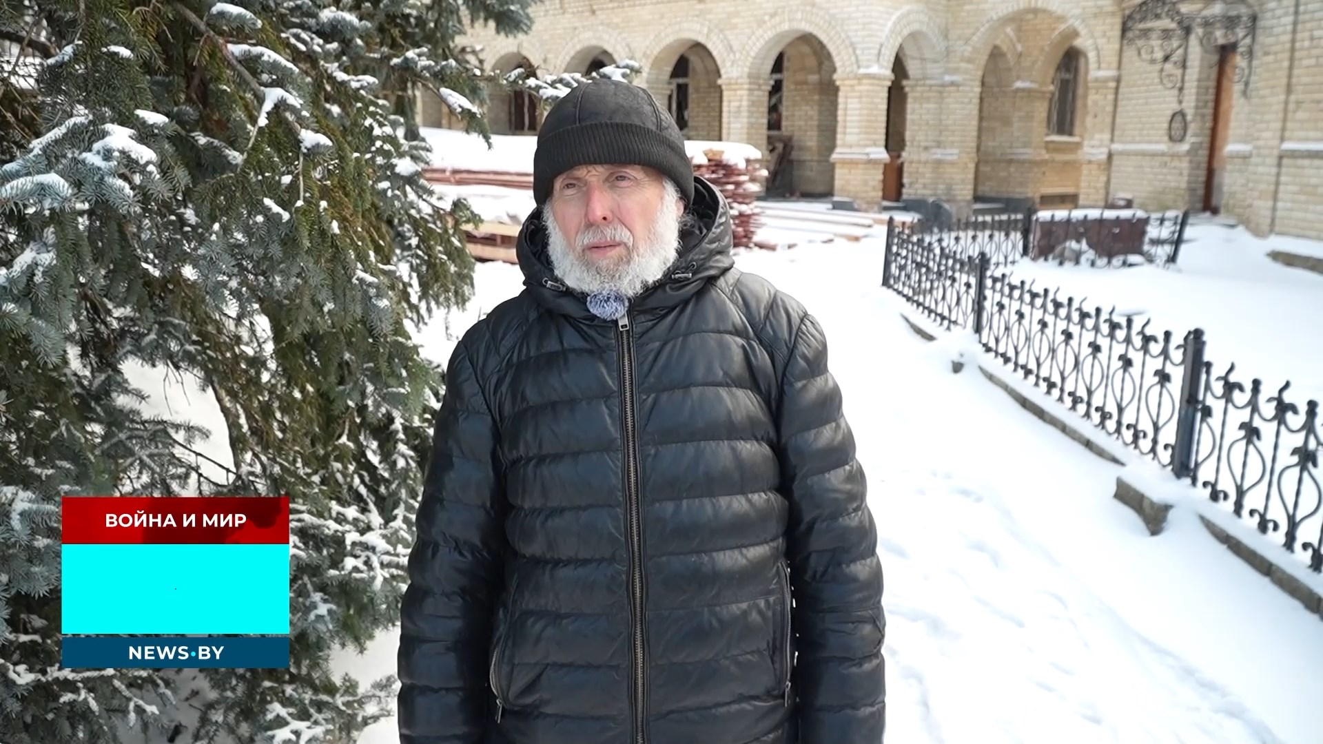 послушник Свято-Васильевского мужского монастыря в селе Никольское ДНР Сергий