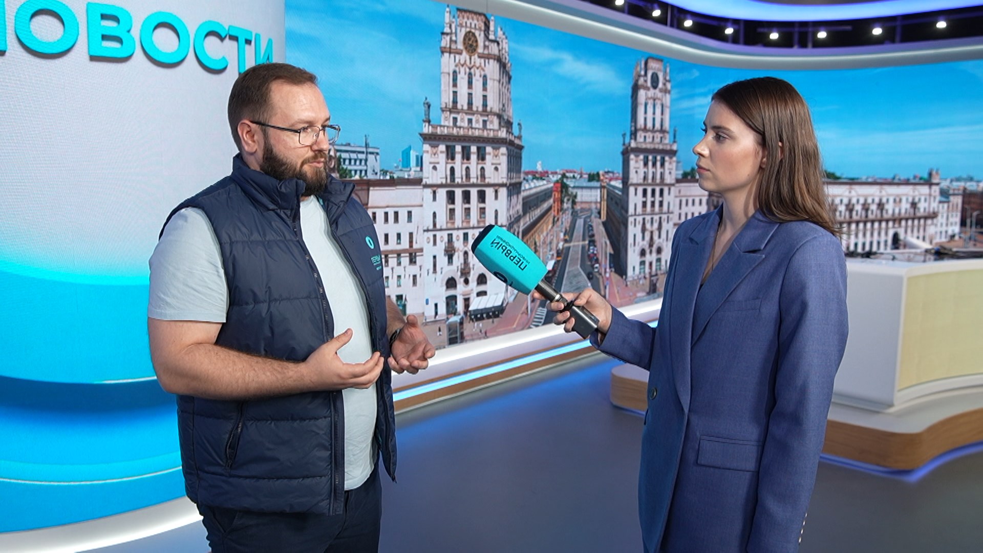 Андрей Сыч, политический обозреватель телеканала "Первый информационный"