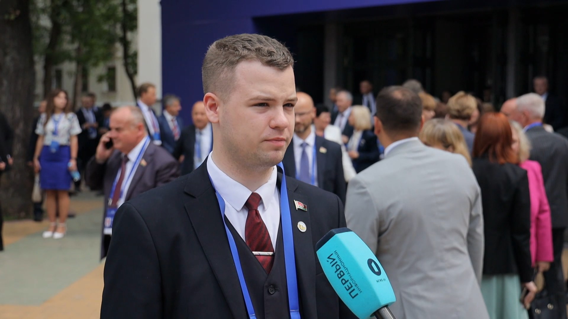 Ян Острожинский, первый зампредседателя молодежной палаты при Парламентском собрании Союза Беларуси и России
