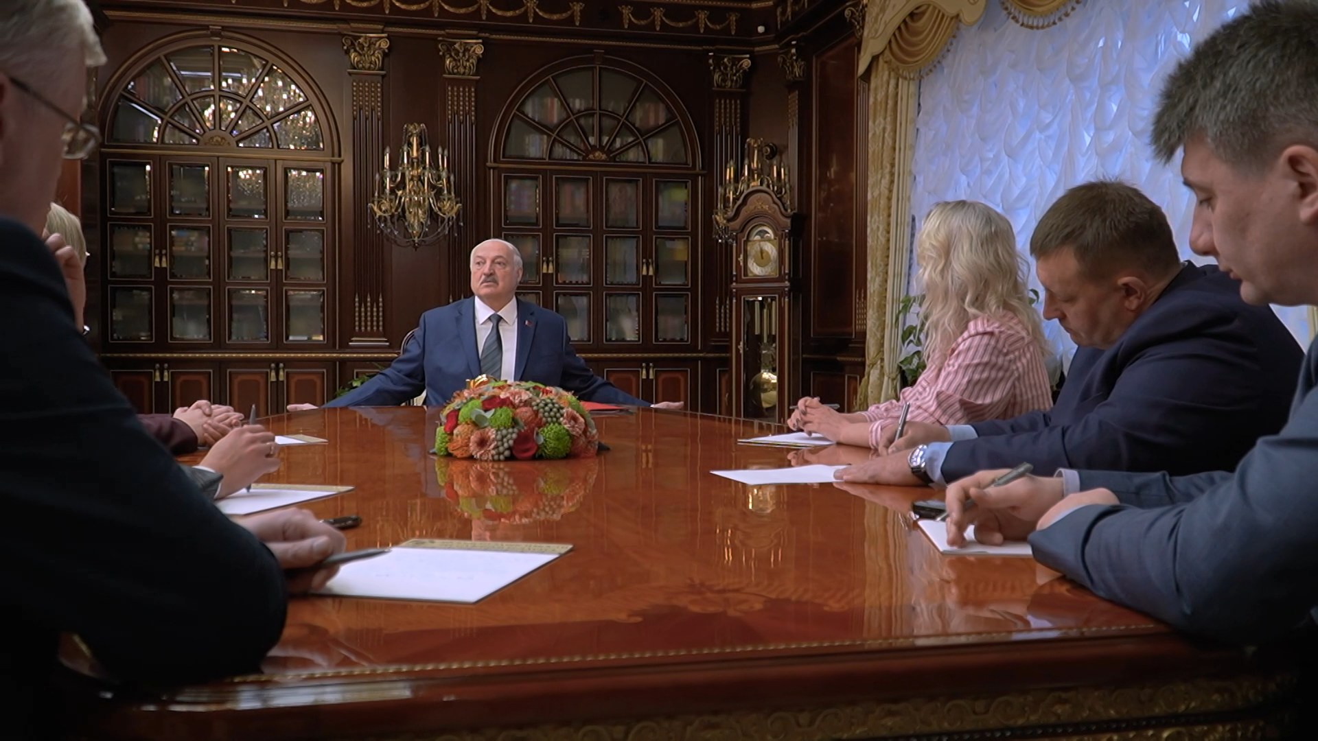 Общение Лукашенко с журналистами