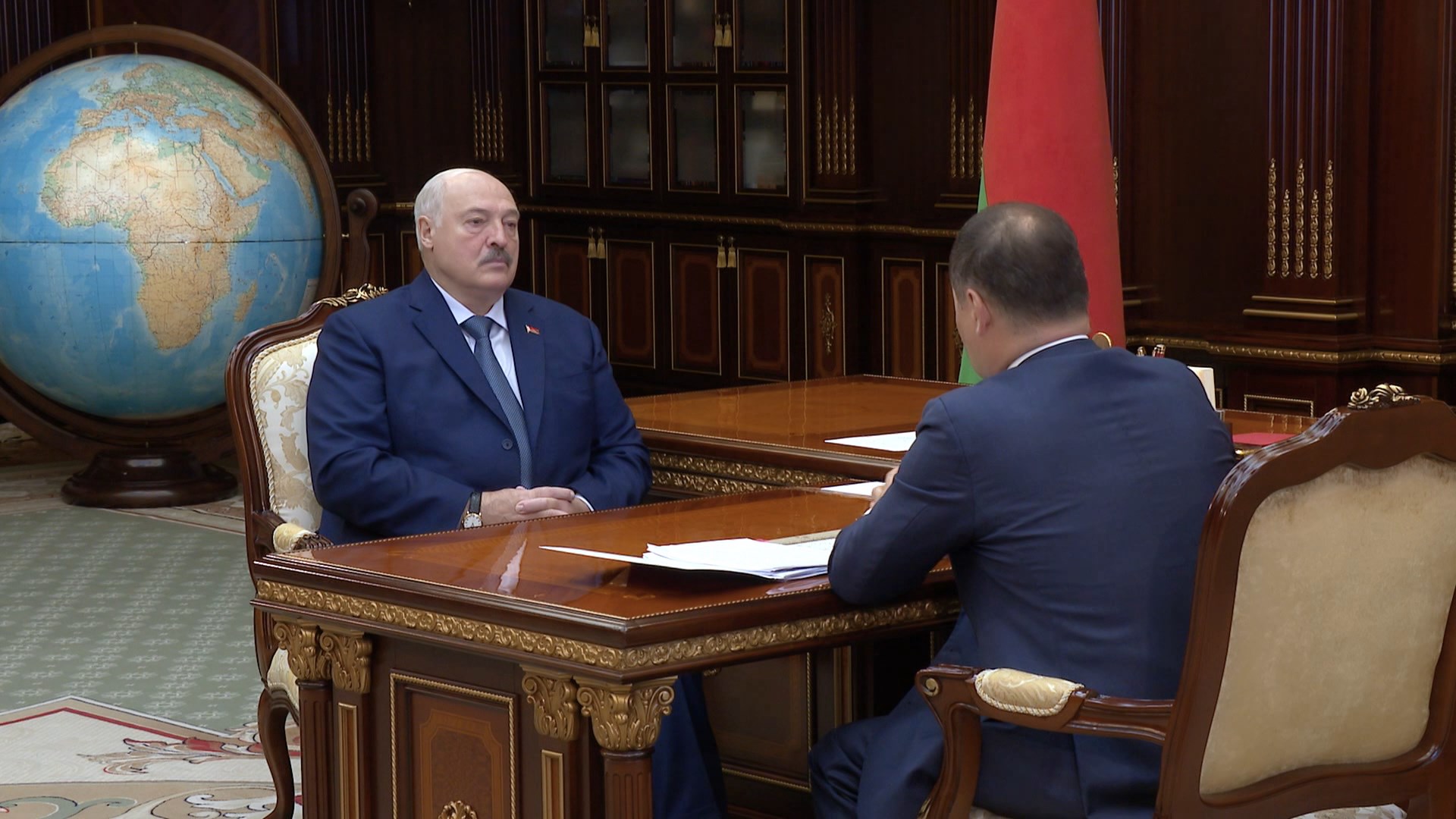 Александр Лукашенко и Роман Головченко