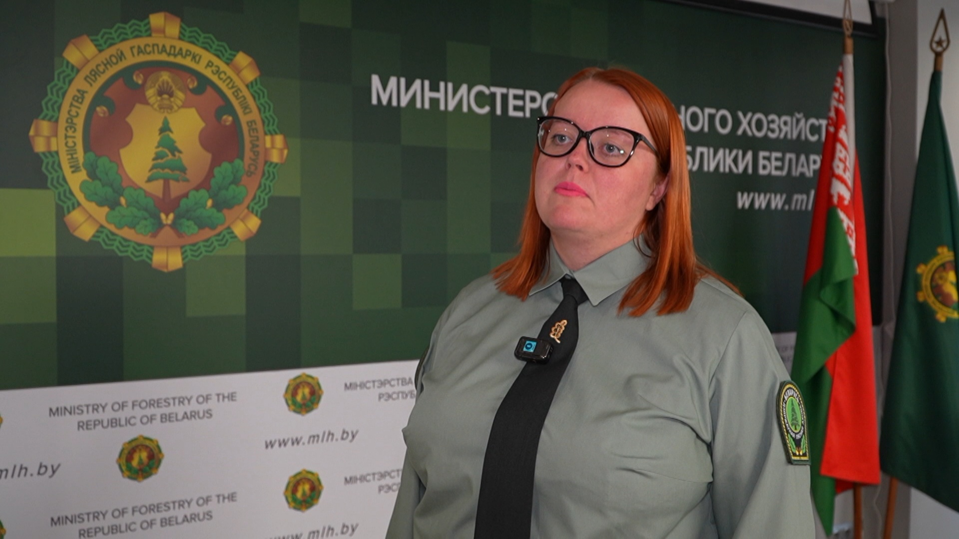 Анастасия Мацкевич, завсектором идеологической работы - пресс-секретарь Министерства лесного хозяйства Беларуси