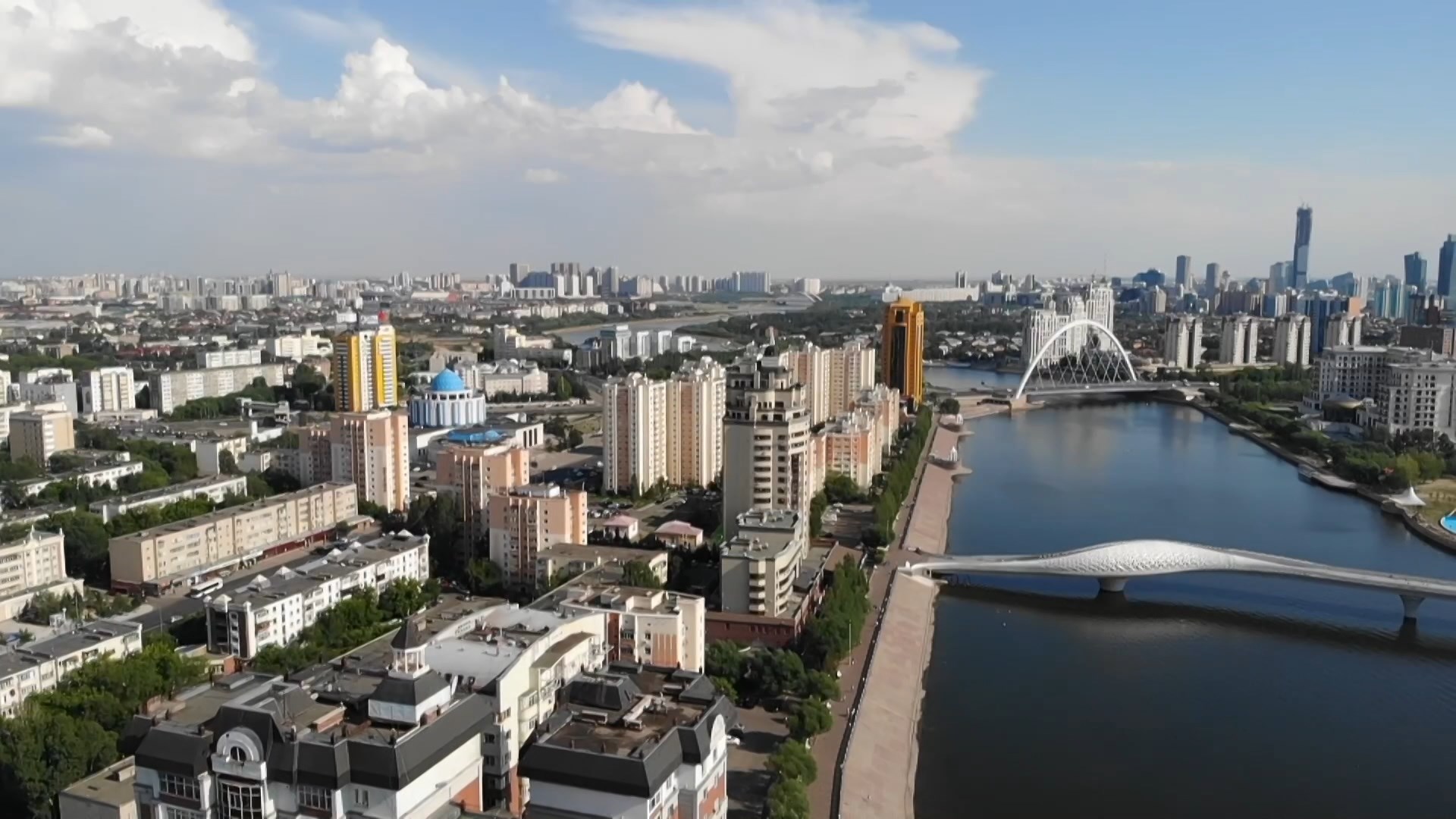 Алматы вид на набережную в Алматы