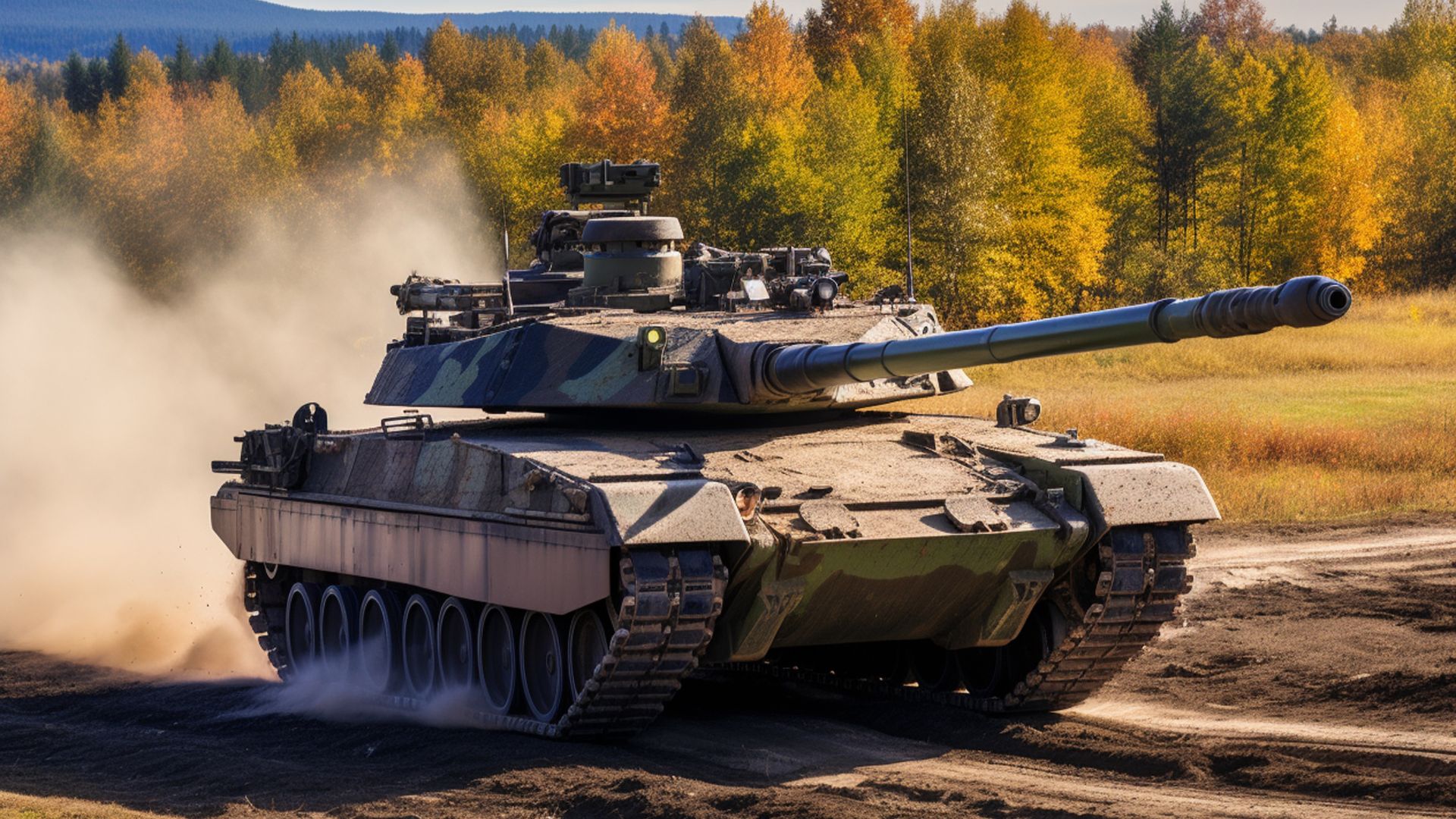 Мир втягивается в новую гонку вооружений Танк едет по земле