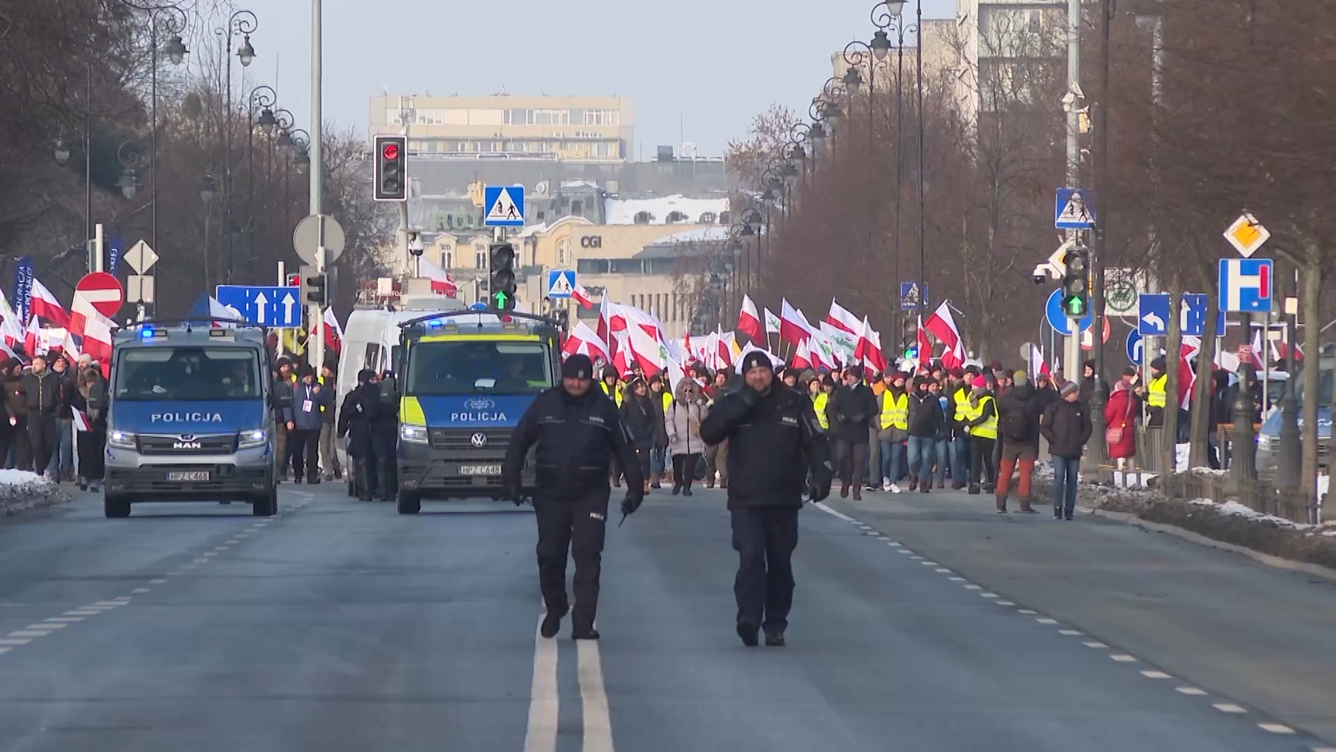 Протесты фермеров в Польше