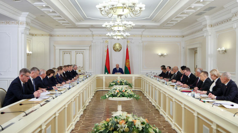 Совещание у Президента Беларуси