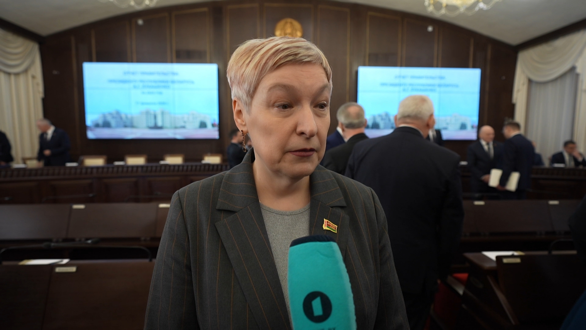 Инна Медведева, председатель Национального статистического комитета Беларуси