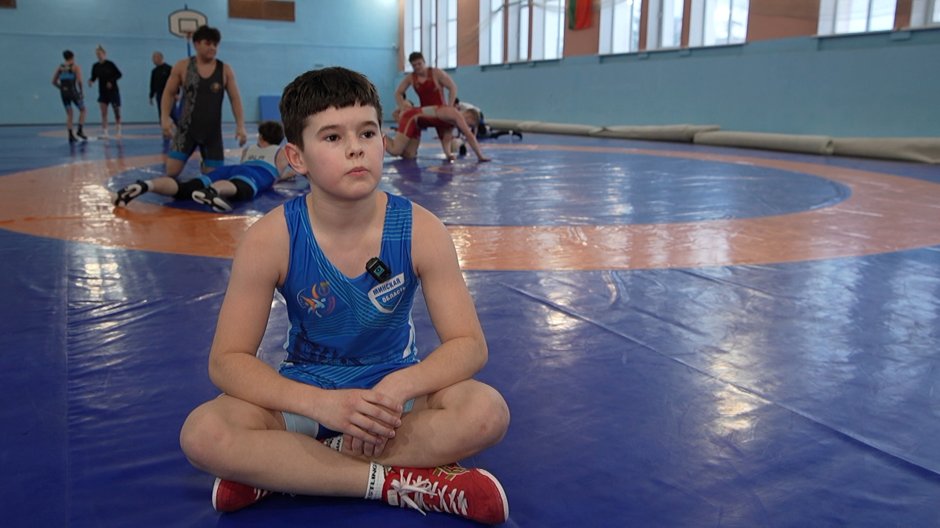 спортсмен команды Минской области по греко-римской борьбе Денис Никитич