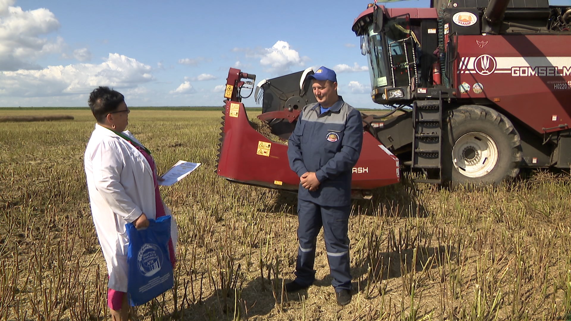 Владимир Голуб, тракторист-машинист Борисовского комбината хлебопродуктов: