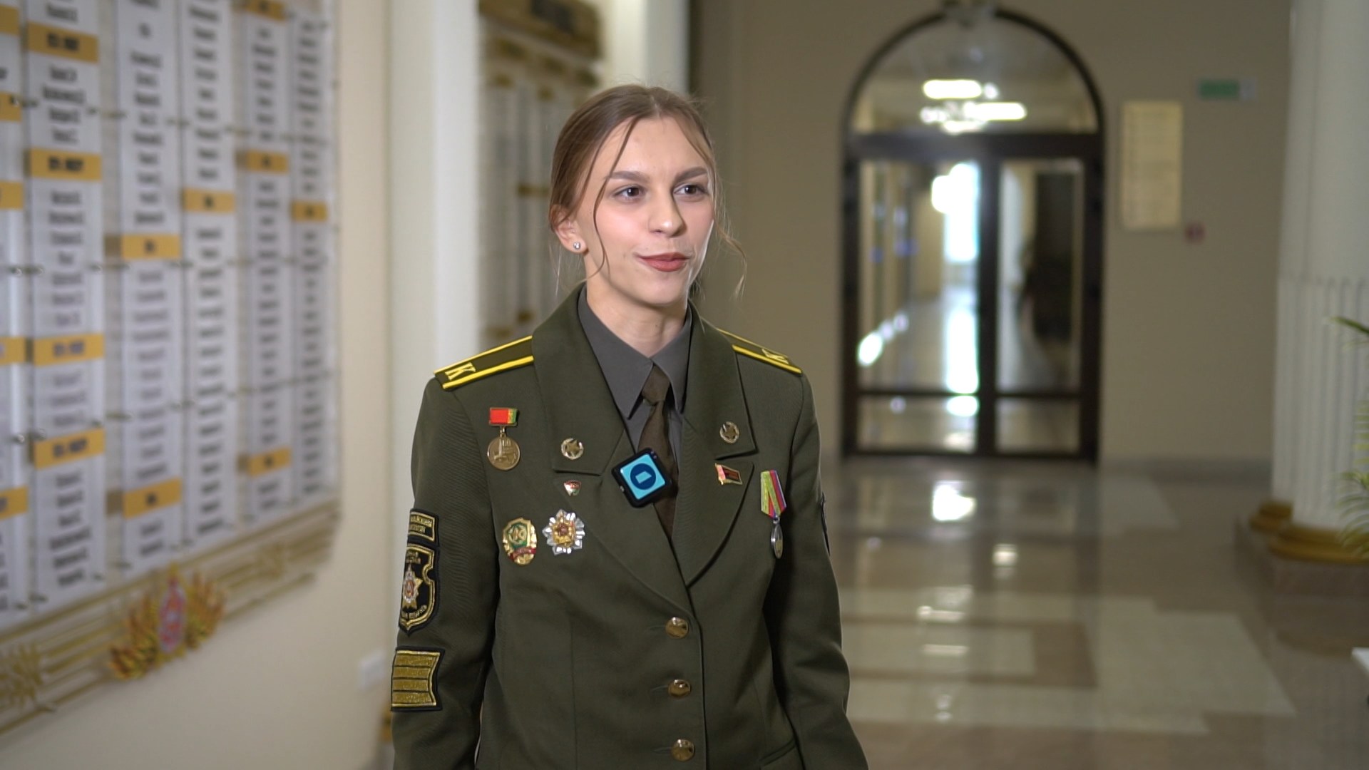 курсант Военной академии Беларуси Алена Марчук