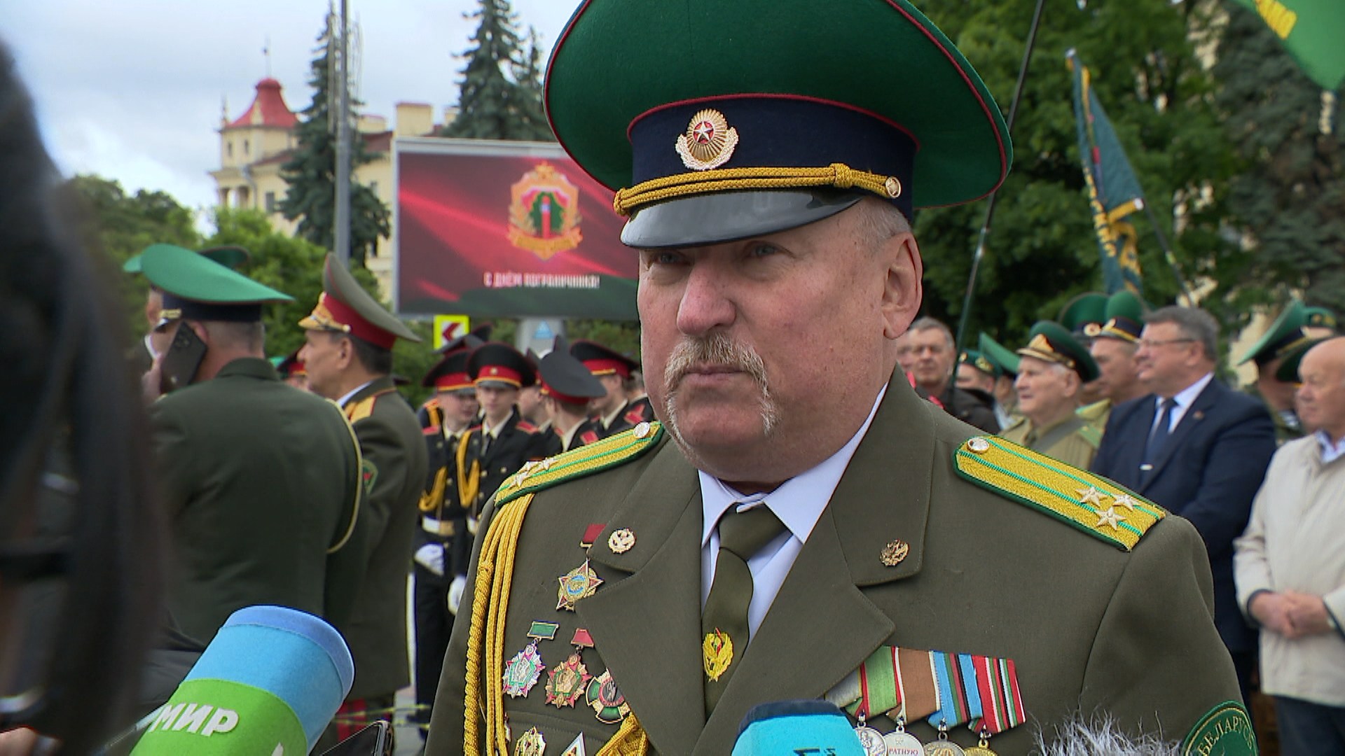 Сергей Попов, председатель Республиканского совета Белорусского союза ветеранов органов пограничной службы