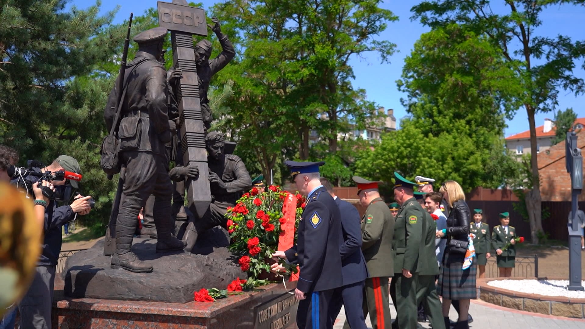 У Северных ворот Брестской крепости открыли мемориал