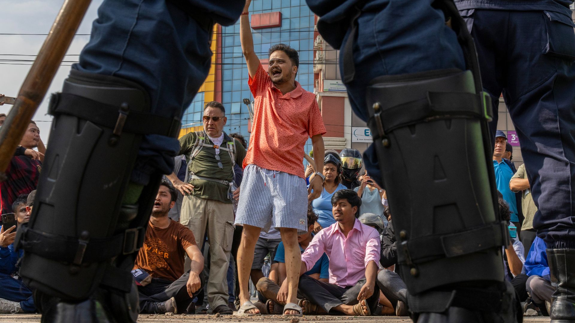 протесты в Непале