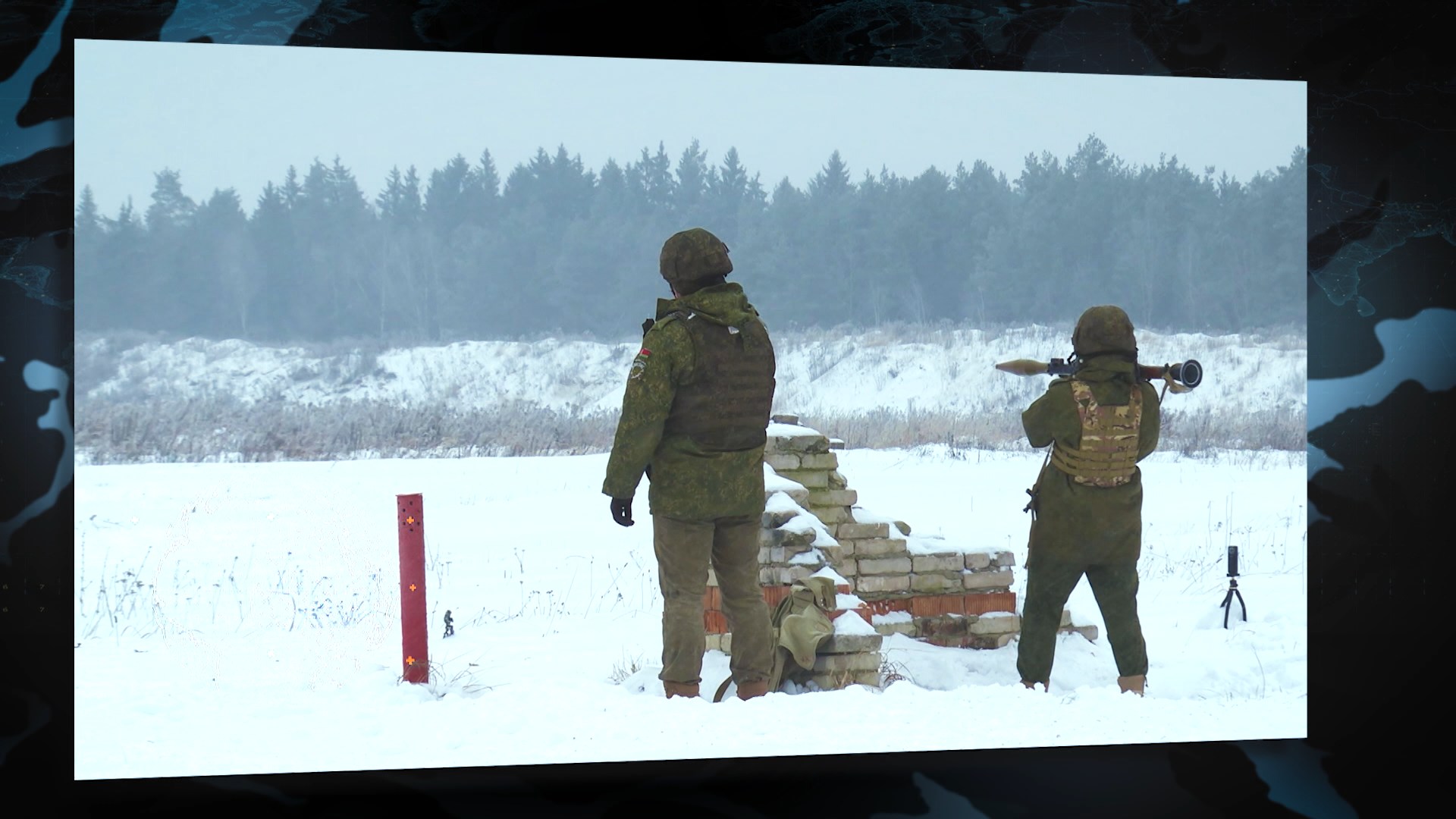 военные на полигоне