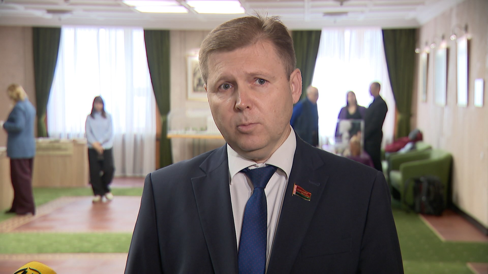 Cергей Сивец, председатель Постоянной комиссии Совета Республики Национального собрания Беларуси