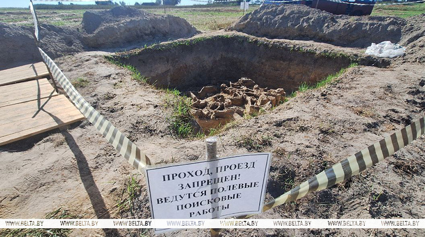 Хойникском районе установлено ранее неизвестное место захоронения мирных жителей Хойникском районе установлено ранее неизвестное место захоронения мирных жителей