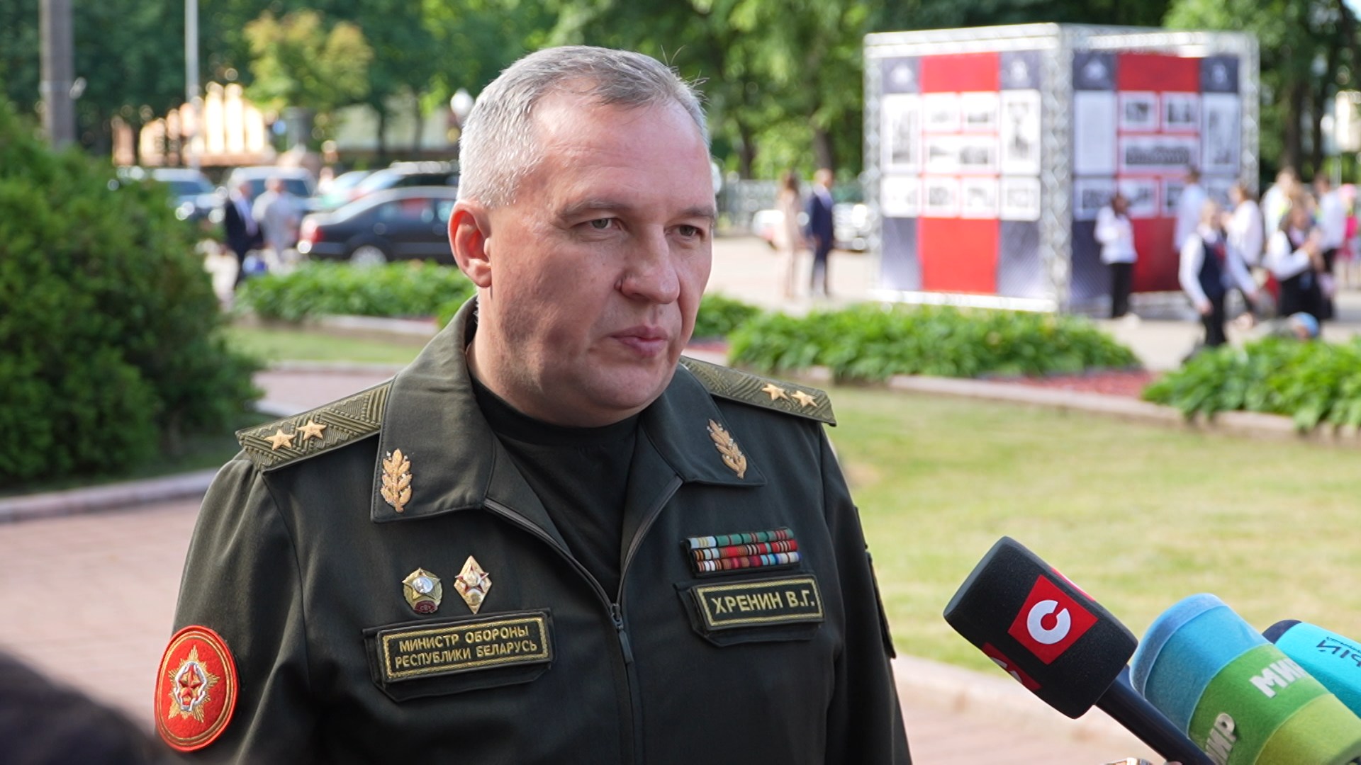 Виктор Хренин, министр обороны Беларуси