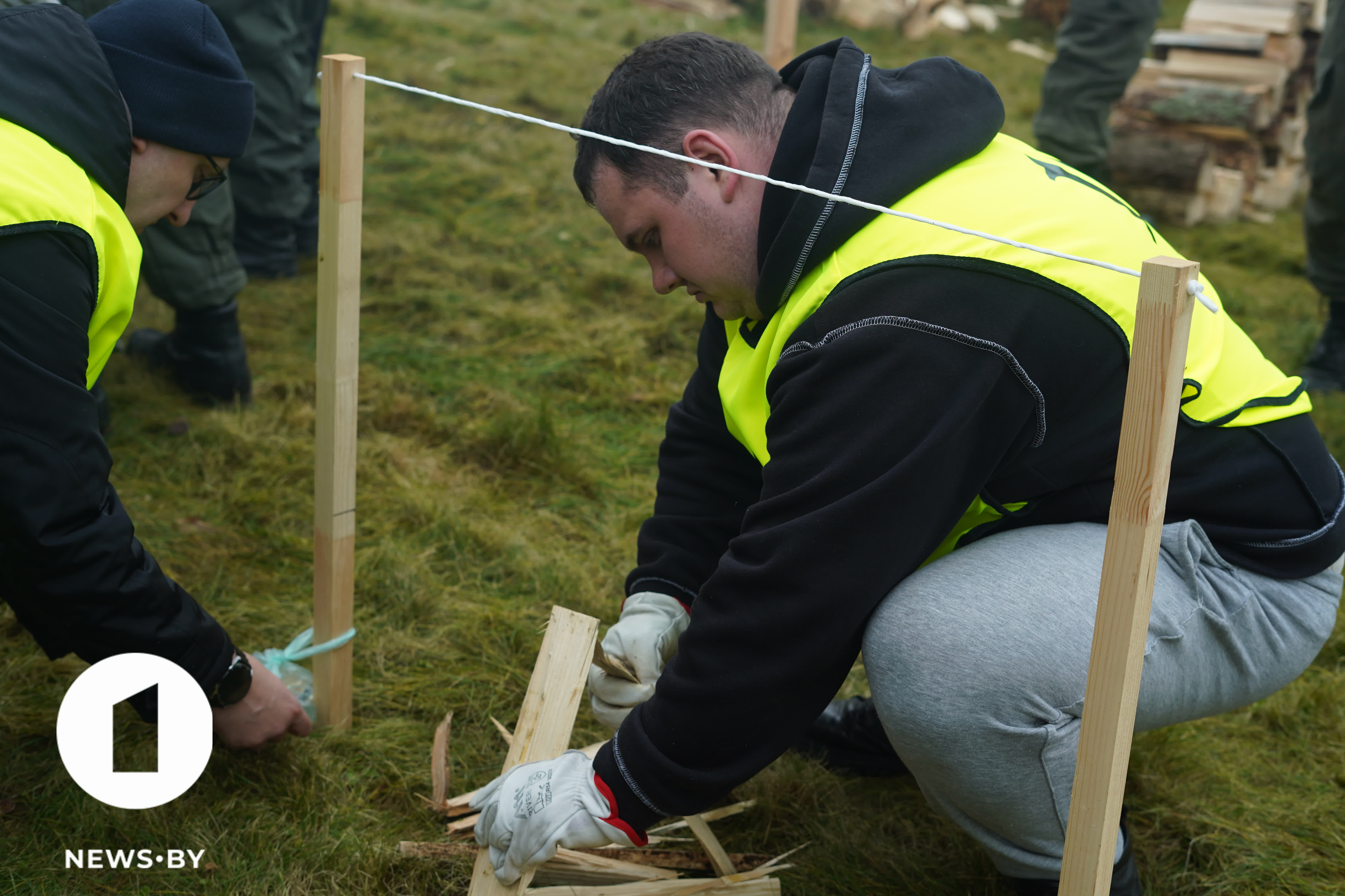 IV Чемпионат по колке дров среди СМИ