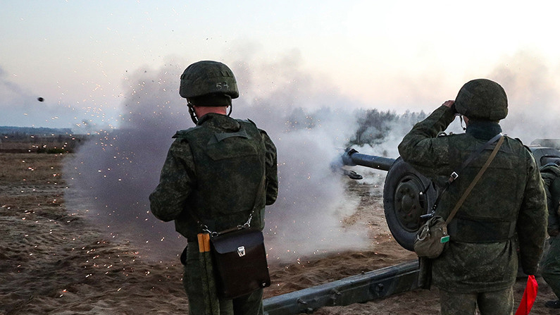военные Беларуси на полигоне