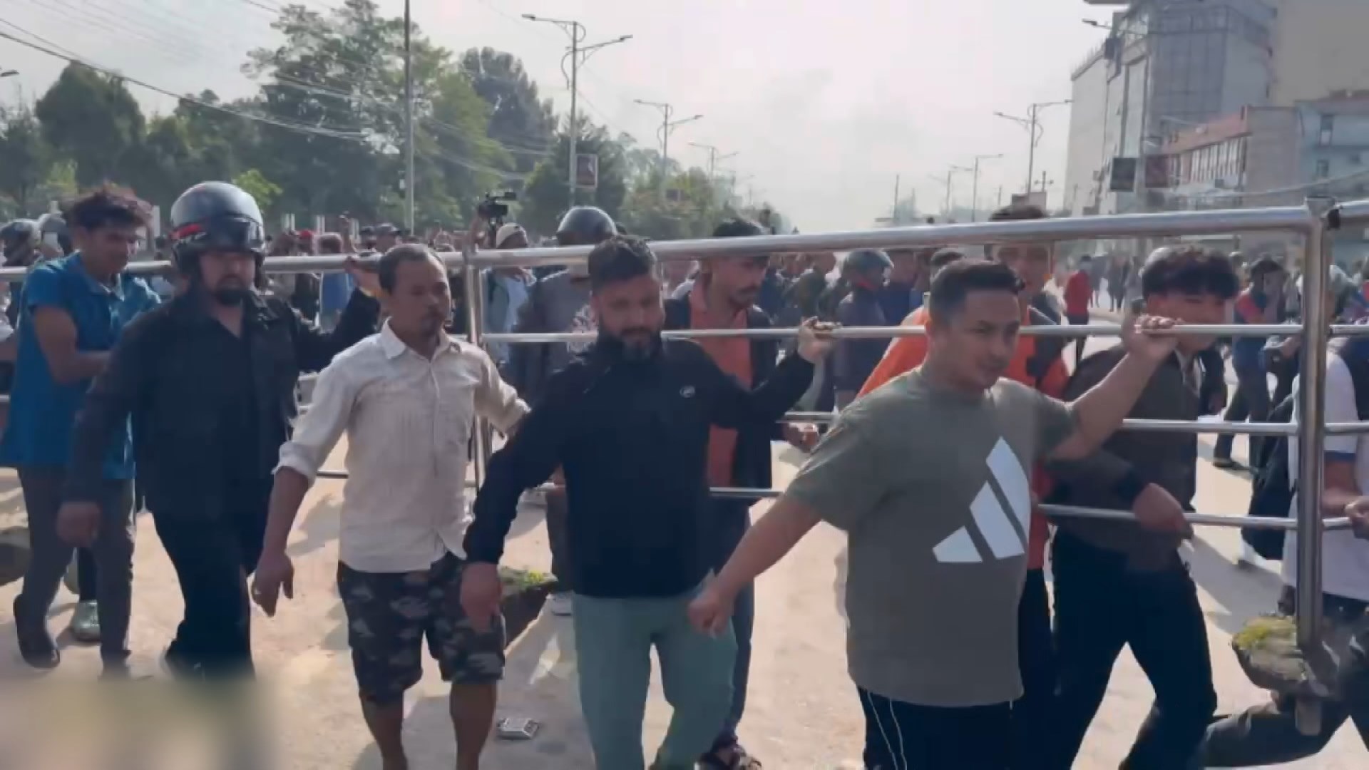 протесты в Непале протесты в Непале