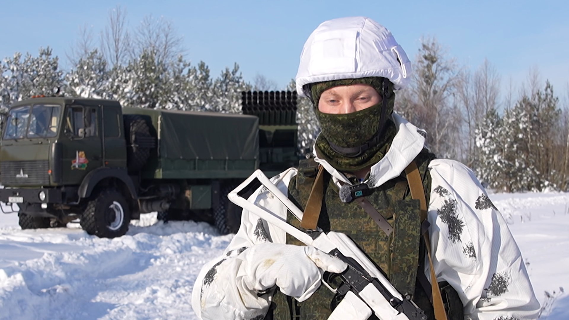 Николай Кравцов, командир боевой машины "Белград" 92-го реактивного артиллерийского полка ССО ВС Беларуси