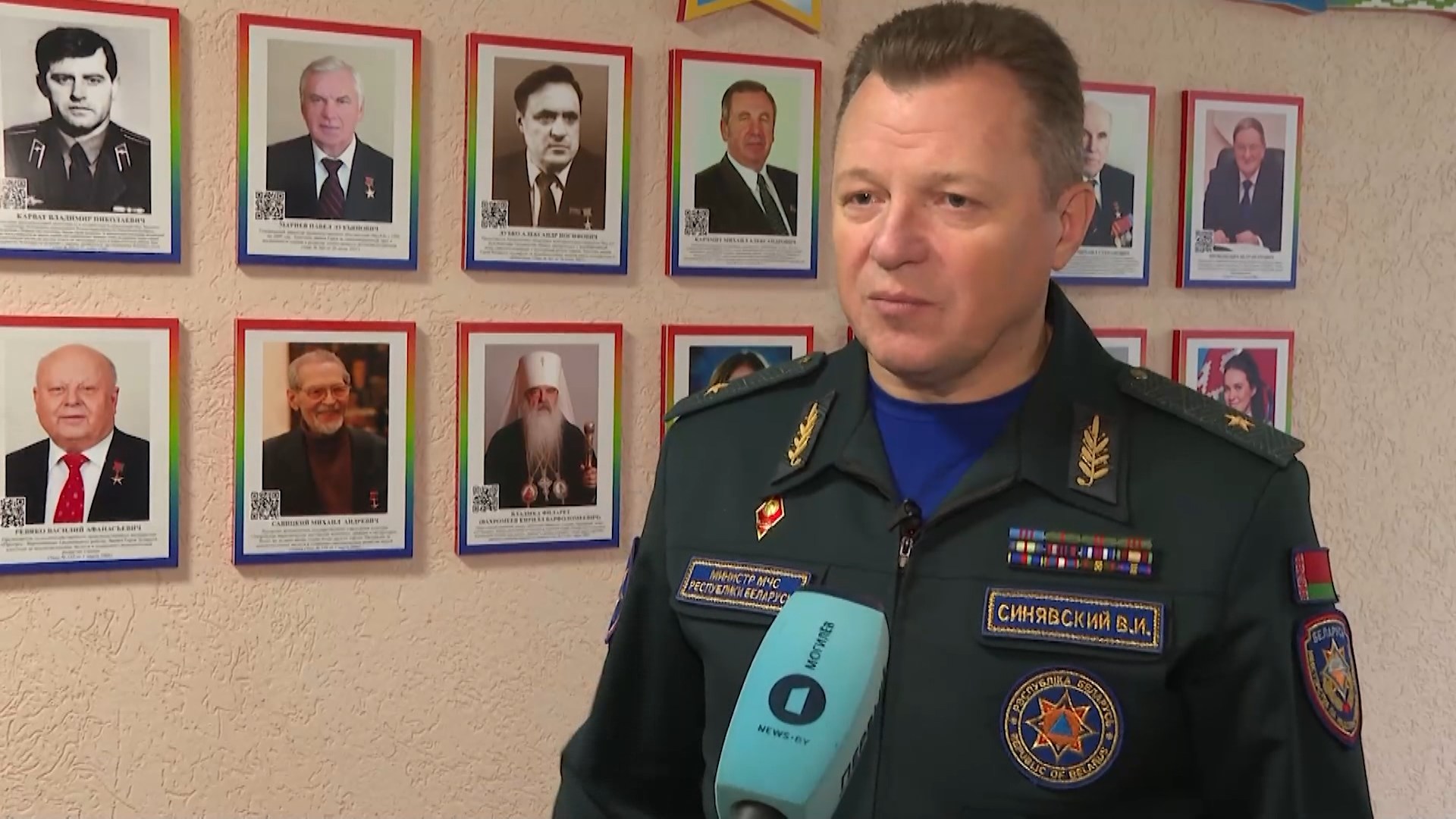 Вадим Синявский, министр по чрезвычайным ситуациям Беларуси