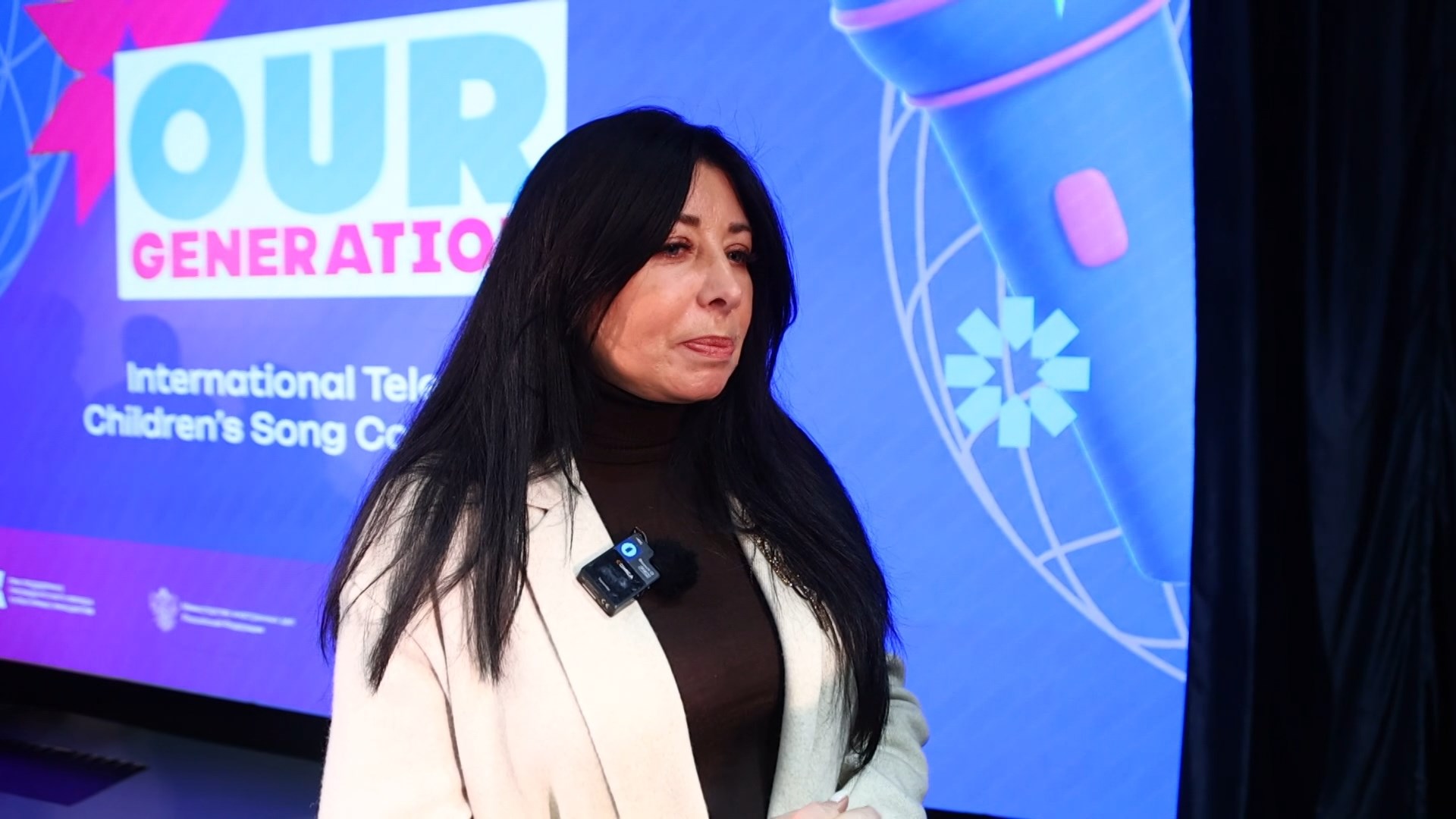 Стелла Хачанянц, генеральный продюсер Международного телевизионного конкурса детской авторской песни "Наше поколение"