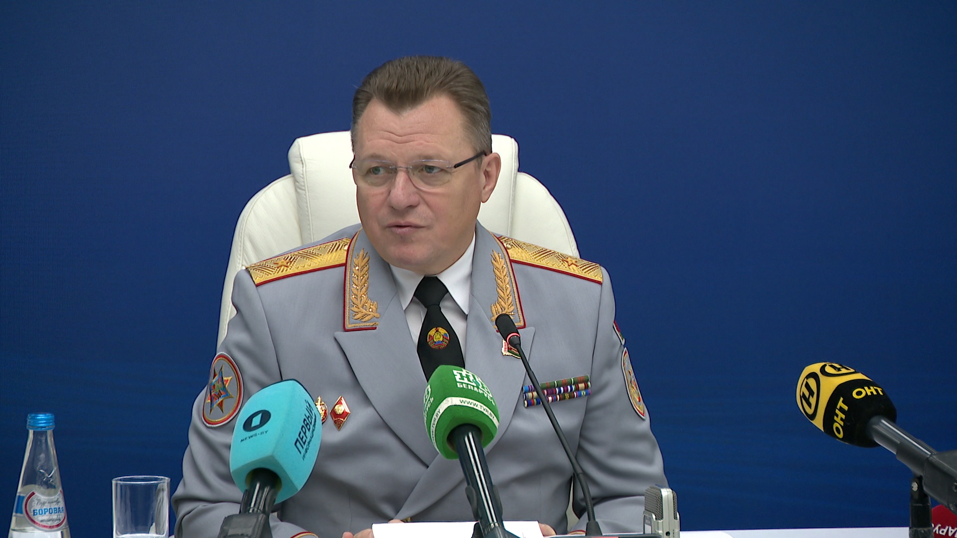 Вадим Синявский, министр по чрезвычайным ситуациям Беларуси