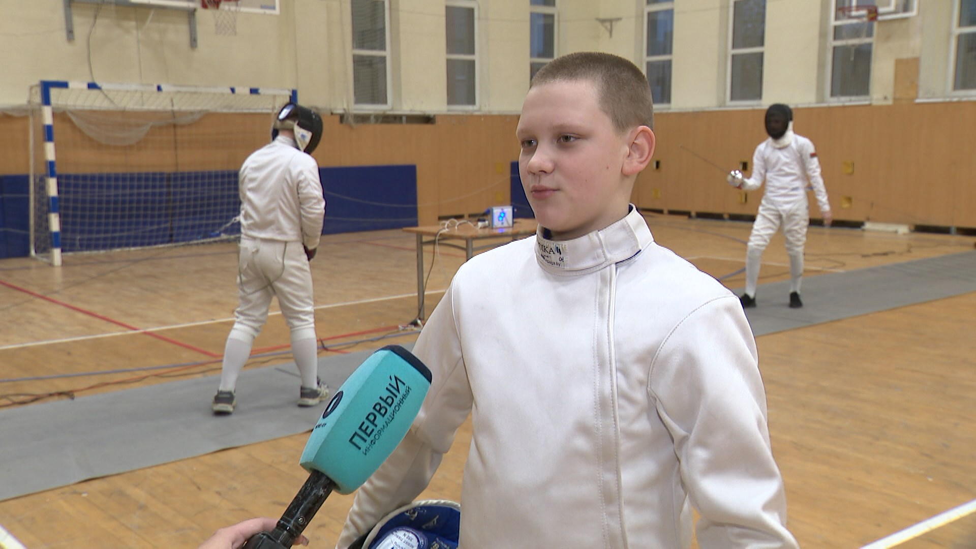 воспитанник военно-патриотического клуба "Гранит" Антон Поярков