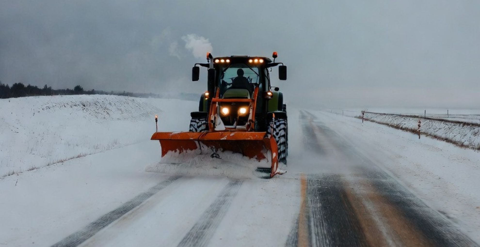 зима 2026 в беларуси, уборка снега