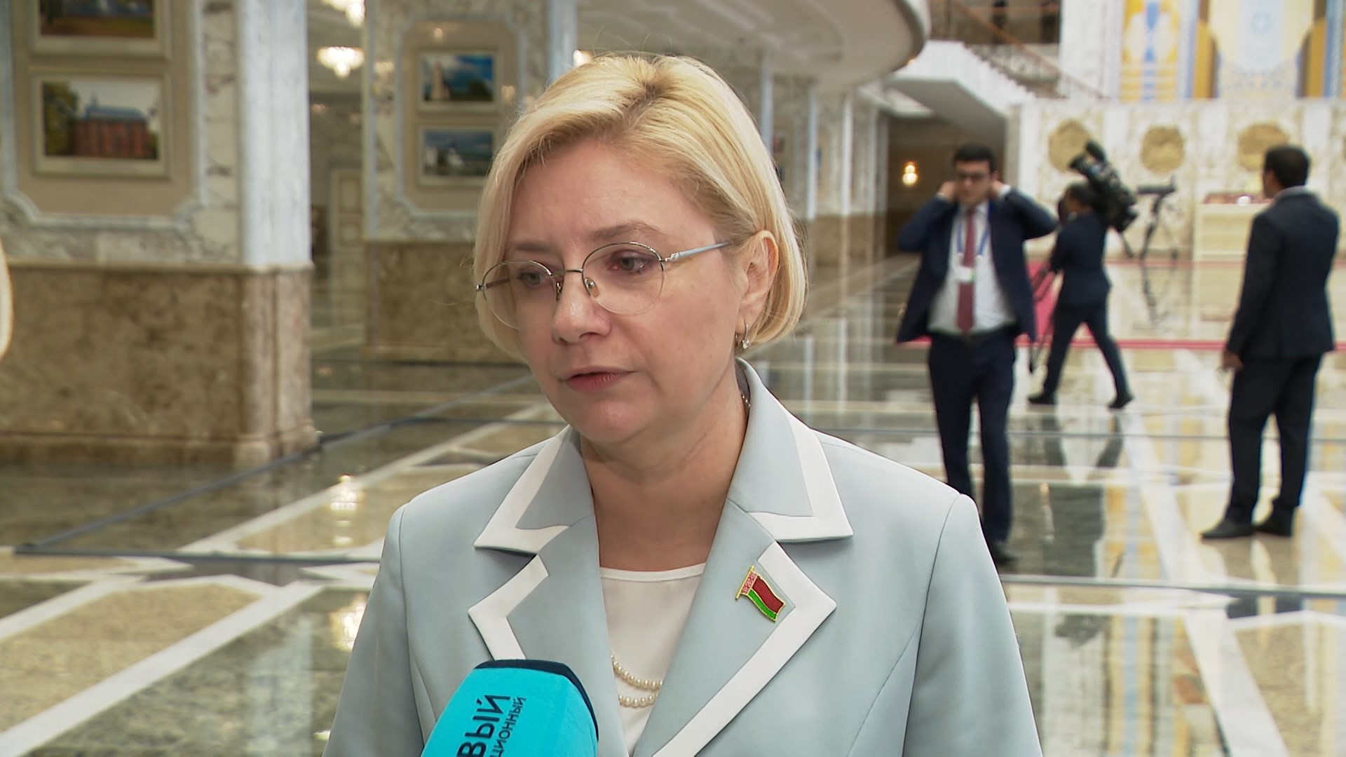 Надежда Лазаревич, председатель концерна "Беллегпром"