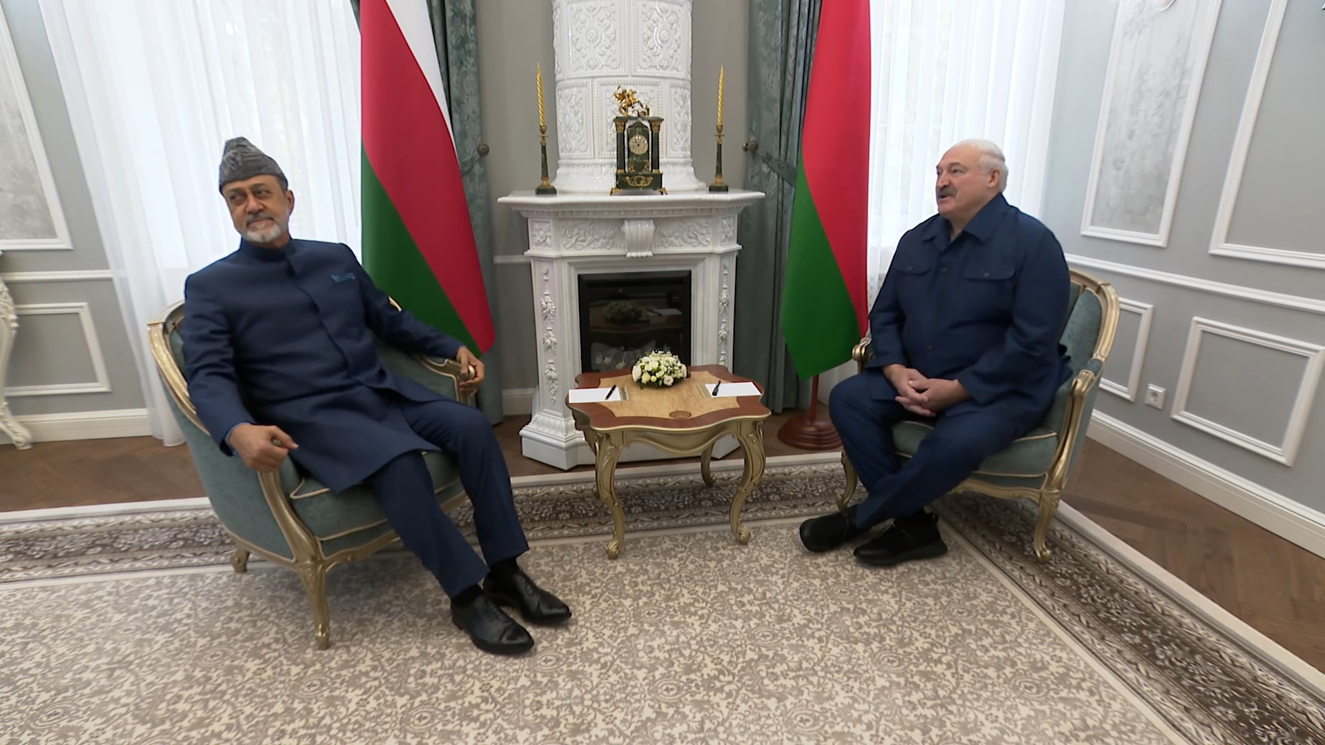 Александр Лукашенко и Хайсам бен Тарек Аль Саид