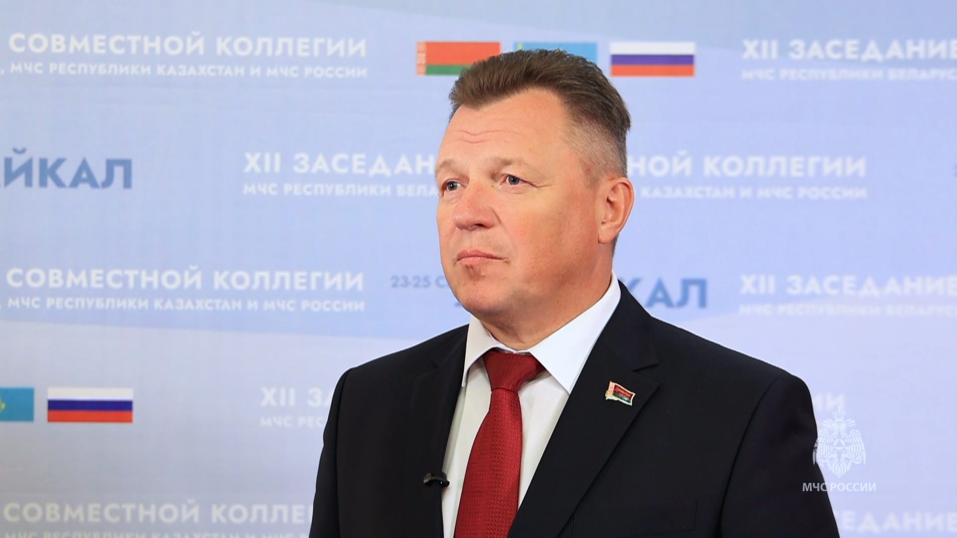 Вадим Синявский, министр по чрезвычайным ситуациям Беларуси