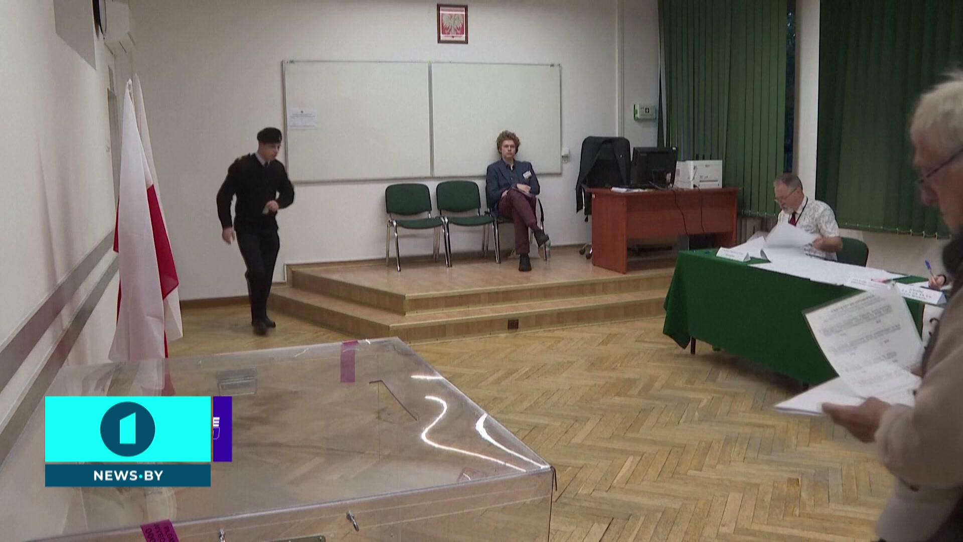 избирательный участок в Польше