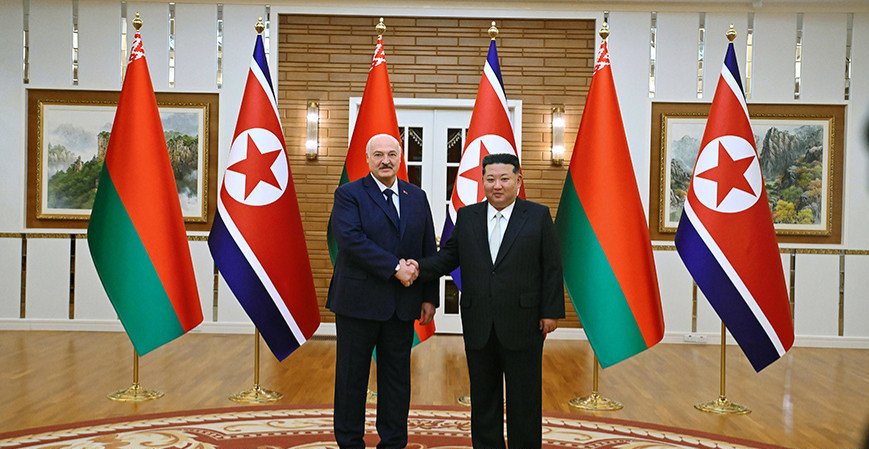 Александр Лукашенко и Ким Чен Ын