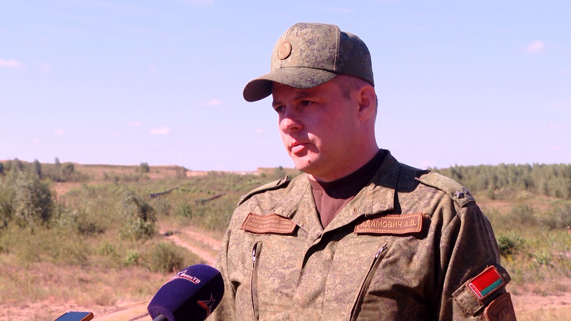 Алексей Адамович, заместитель командира артиллерийской бригады ВС Беларуси Алексей Адамович, заместитель командира артиллерийской бригады ВС Беларуси
