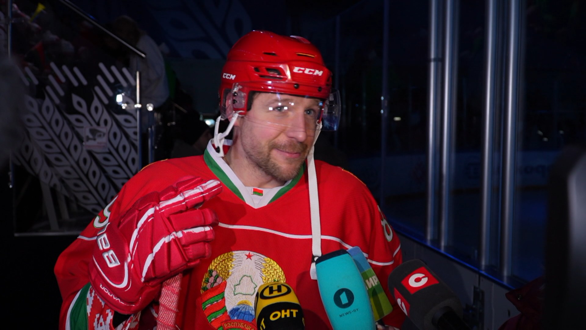 Илья Шинкевич, защитник хоккейной команды Президента Беларуси