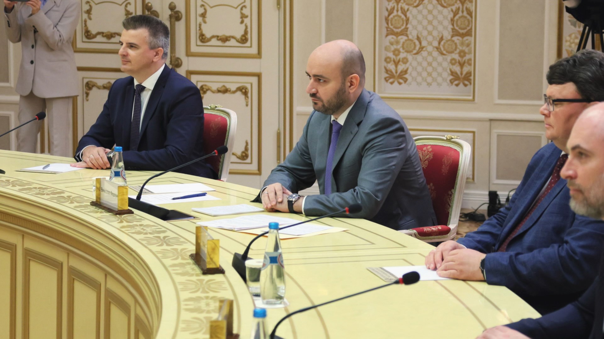 Вячеслав Федорищев на переговорах с Президентом Беларуси Вячеслав Федорищев