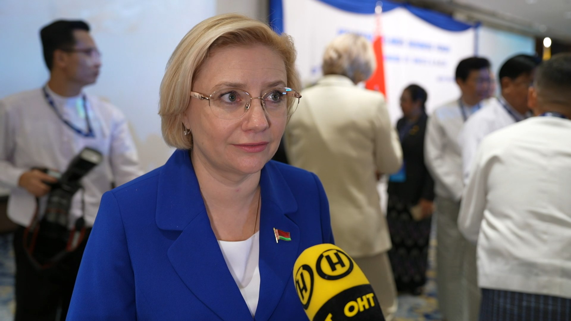 Надежда Лазаревич, руководитель концерна "Беллегпром"