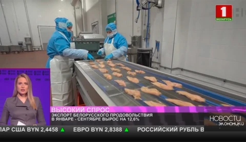 Экспорт белорусского продовольствия вырос почти на 13% Экспорт белорусского продовольствия вырос почти на 13%