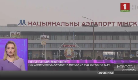Пассажиропоток аэропорта Минска за год вырос на 12,5% Пассажиропоток аэропорта Минска за год вырос на 12,5%