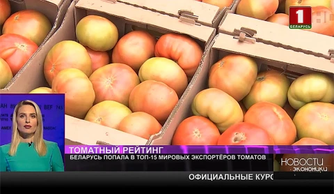 Беларусь попала в топ-15 мировых экспортеров томатов Беларусь попала в топ-15 мировых экспортеров томатов