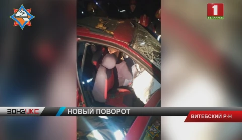 В Витебском районе водитель не справился с управлением В Витебском районе водитель не справился с управлением