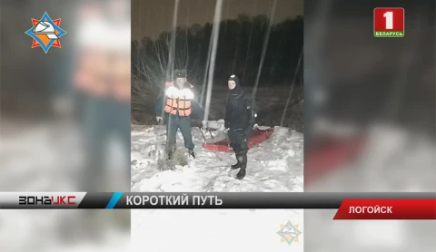 В Логойске пенсионер решил сократить путь и провалился под лед В Логойске пенсионер решил сократить путь и провалился под лед