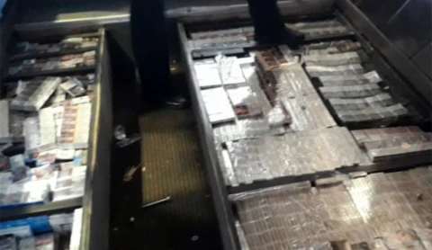 Партию сигарет стоимость 83 тысячи евро изъяли литовские пограничники Партию сигарет стоимость 83 тысячи евро изъяли литовские пограничники