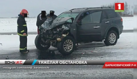 В Барановичском районе внедорожник вынесло на встречную, пострадавший доставлен в больницу В Барановичском районе внедорожник вынесло на встречную, пострадавший доставлен в больницу